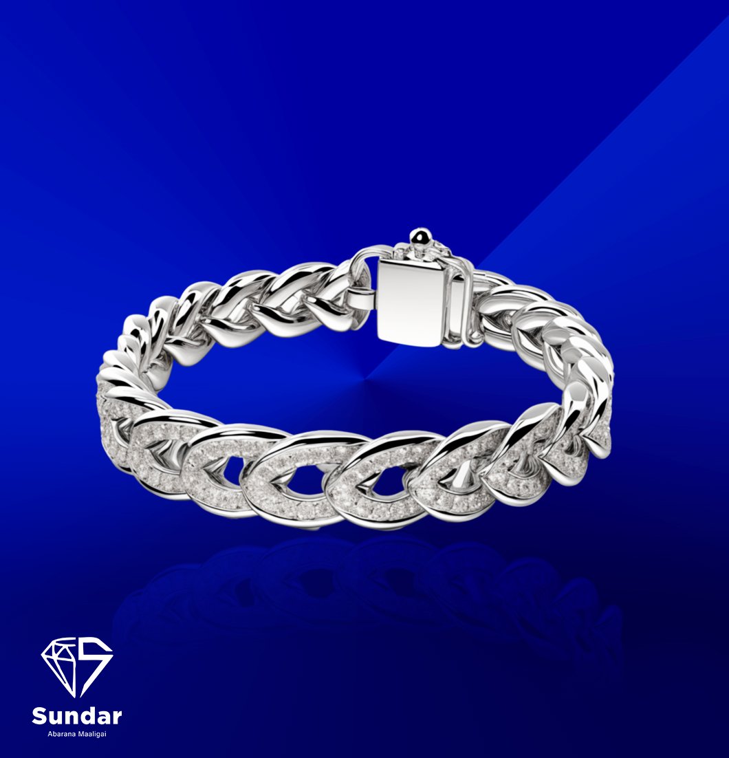 Classy Silver Bracelet - 925 Sterling Silver